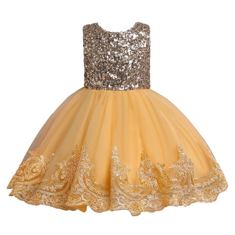 Lace Sequins Formal Evening Gown Tutu Princess Clothing